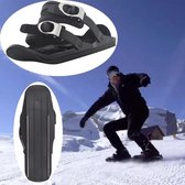 Een paar buitensporten mini skischoenen skibord, maat: een maat (zwart)