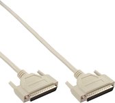 InLine Premium seriële kabel 37-pins SUB-D (m) - 37-pins SUB-D (m) / gegoten connectoren - 3 meter