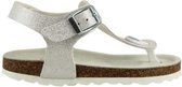 Braqeez Sammy Spain Meisjes Sandalen - Wit/Zilver - Leer - Gesp