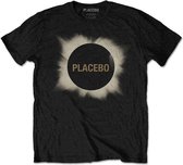 Placebo Heren Tshirt -M- Eclipse Zwart