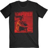 Lewis Capaldi Heren Tshirt -L- Divinely Uninspired Zwart