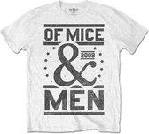 Of Mice & Men Heren Tshirt -L- Centennial Wit