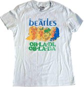 The Beatles Dames Tshirt -XL- Ob-La-Di Blauw