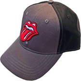 The Rolling Stones - Classic Tongue Baseball pet - Grijs/Zwart