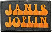 Janis Joplin Patch Logo Zwart