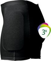 Heupbeschermer - Comfort Hip Protector Triple pack - L, Zwart