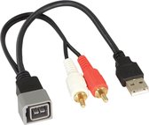ACV 44-1213-003 tussenstuk voor kabels OEM USB / AUX USB-A / Cinch Meerkleurig