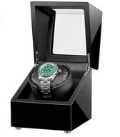 Watchwinder - incl adapter en reinigingsdoekje - luxe watch winder - automatisch horloge winder – horloge opwinder - voor Herenhorloge en Dameshorloge - horlogebeweger