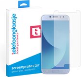 Telefoonglaasje Screenprotectors - Geschikt voor Samsung Galaxy J7 2017 - Case Friendly - Gehard Glas Screenprotector - Geschikt voor Samsung Galaxy J7 2017 - Beschermglas