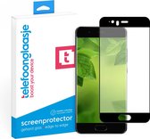 Huawei P10 Glazen screenprotector (FULL COVER) (ZWART) | Tempered glass | Gehard glas