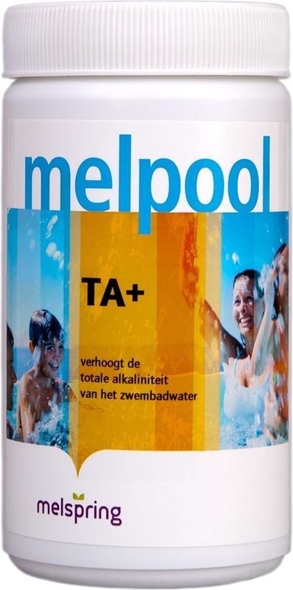 Melpool TA+ - alkaliteit poeder (1 kg) - Jacuzzi chloor - Spa chloor - Melpool