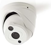 Nedis CCTV-Beveiligingscamera - Full HD 1080p - Nachtzicht: 15 m - Netvoeding - 1/3" CMOS - Kijkhoek: 82 ° - Lens: 3.6 mm - ABS - Wit / Zwart