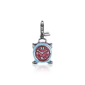 Zinzi zilveren bedel wekker CHARMS25