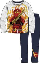 Ninjago pyjama - grijs - blauw - maat 104 / 4 jaar