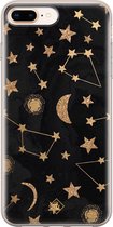 iPhone 8 Plus/7 Plus hoesje siliconen - Counting the stars | Apple iPhone 8 Plus case | TPU backcover transparant