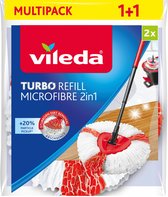 Vileda TURBO 2en1 - Recharge - Microfibre - Duopack
