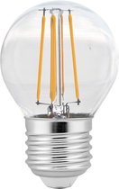 TWILIGHT LED FILAMENT LAMP G45 -  E27 230V 4W 6500K koud wit - 25 000 branduren en 5 jaar garantie