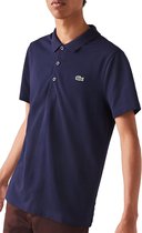 Lacoste Sport polo regular fit stretch - donkerblauw - Maat: M