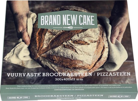 BrandNewCake® - Pizzasteen / Broodbaksteen - 30 x 40 cm - Voor BBQ & Oven -  Knapperige... | bol.com