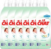 Le Chat Wasverzachter Fresh & Care – 6 x 900 ml (216 Wasbeurten)