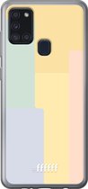 Samsung Galaxy A21s Hoesje Transparant TPU Case - Springtime Palette #ffffff