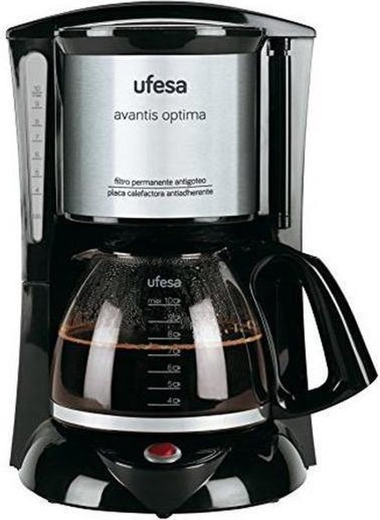 bol.com | Drip Koffiemachine UFESA CG7232 Avantis 70 800W Zwart Grijs  Roestvrij staal