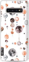 Casetastic Samsung Galaxy S10 Plus Hoesje - Softcover Hoesje met Design - Moon Phases Print