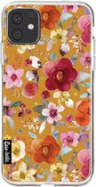 Casetastic Apple iPhone 11 Hoesje - Softcover Hoesje met Design - Flowers Mustard Print