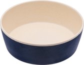 Bamboe voerbak/waterbak voor honden - duurzaam & trendy - Beco Printed Bowls in 5 Kleuren in 2 maten - Kleur: Blauw, Maat: Large - 1650 ml