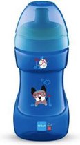 MAM Drinkfles Fles 330 ml 12m+ Blauw Antilek