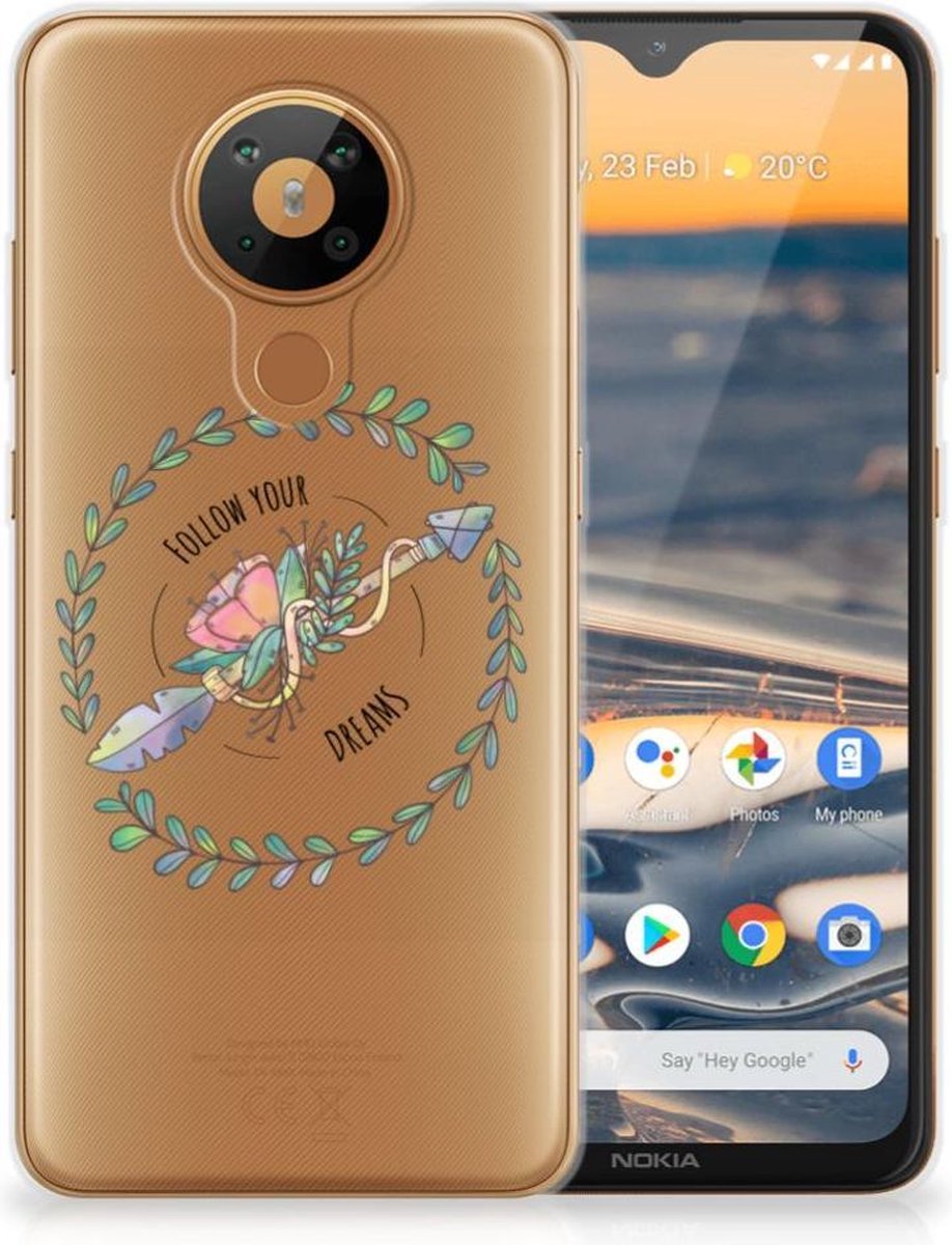 Nokia 5.3 Telefoonhoesje met Naam Boho Dreams