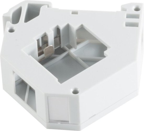 Support rail DIN SImpuls pour 1 module Keystone avec terre et