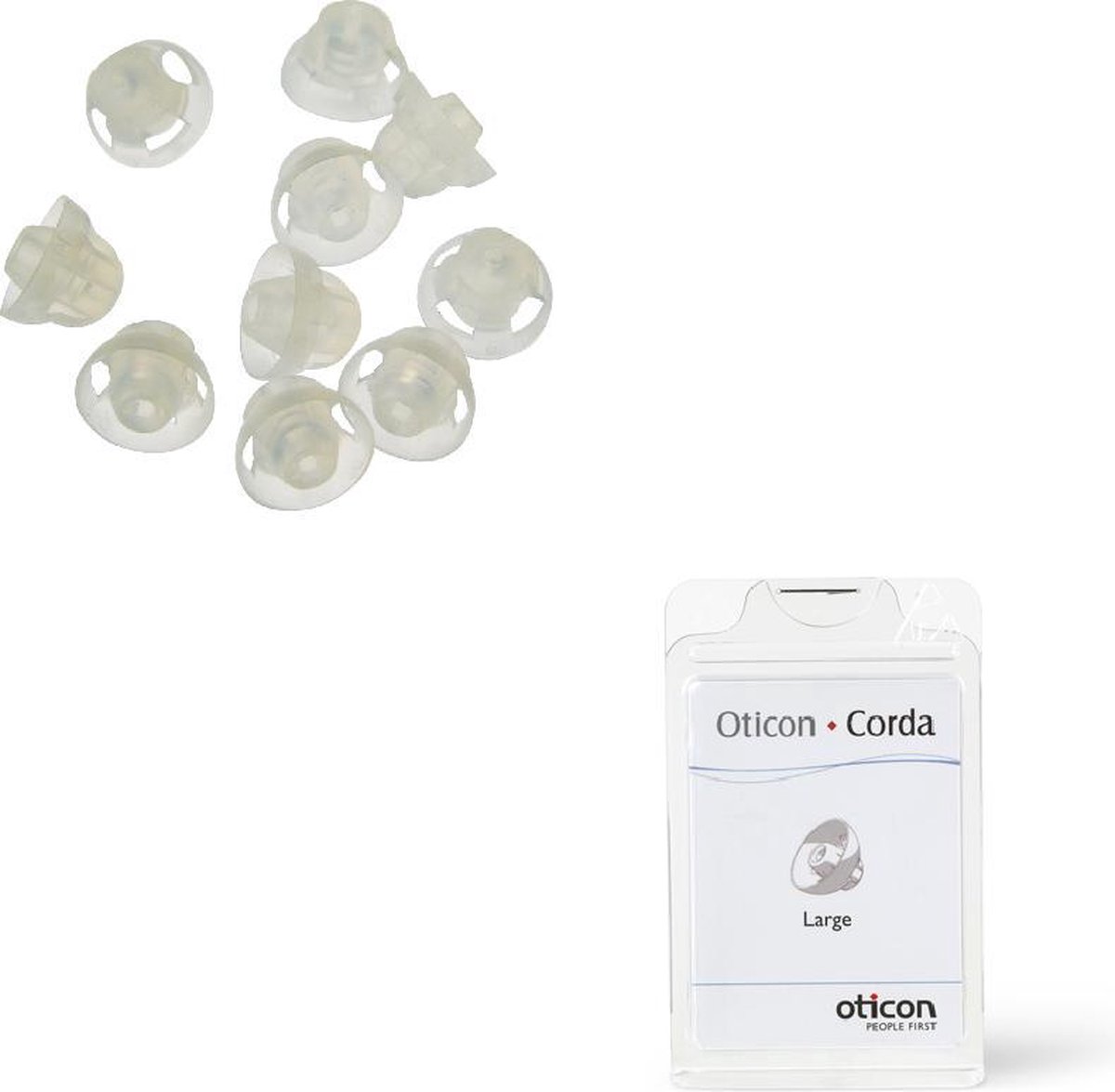 Goedkoopste Oticon Corda 2 thintube dome Open small