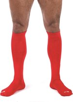 Voetlbal sokken rood 38-41