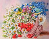 Diamond Painting Volwassenen Kinderen 30x40 Bloemen Vogels - Volledig Accesoires Pakket - Hobbypainting.nl®