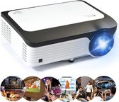 Wejoy L6 5 inch 200 ANSI Lumen 1920 x 1080P Android 7.1 HD Bluetooth 4.0 WiFi HD Smart Projector, ondersteuning AV / VGA / HDMI / 2 x USB / RJ45