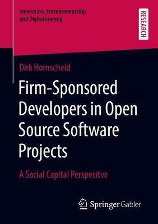 Firm Sponsored Developers in Open Source Software Projects - cover