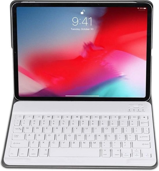 Terzijde Belachelijk Shetland iPad Pro 12,9 Inch 2018 hoes met afneembaar toetsenbord Goud | bol.com