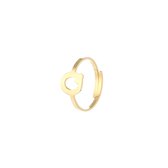 Nana Dames Ring met letter Q  - goudkleurig ringen met initiaal - Vrouwen Liefde Cadeau-Vriendschapsring - Relatie Ringen