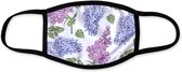 Mondkapje bloemenprint | wasbaar mondmasker | bloemen wit | Leuke mondkapjes