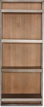 24Designs Mallorca Wandkast - B45 X D26 X H110 Cm - Massief Acaciahout