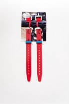 Fixplus strap rood 35cm - TPU spanband voor snel en effectief bundelen en bevestigen van fietsonderdelen, ski's, buizen, stangen, touwen en latten