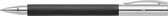 Faber Castell roller Ambition zwart geborsteld edelhars