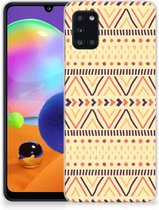 Leuk Case Geschikt voor Samsung Galaxy A31 Telefoonhoesje Aztec Yellow