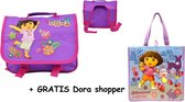 Dora Explorer rugzak - schooltas met Dora shopper als BONUS