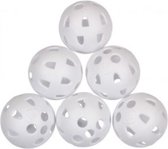 Masters Golf Trainings-golfballen Airflow Wit 6 Stuks