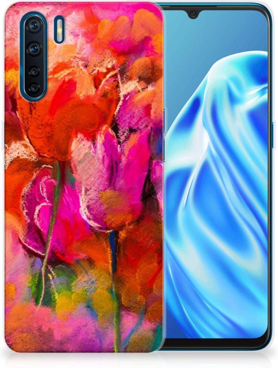 Hoesje maken OPPO A91 Tulips