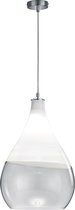 LED Hanglamp - Hangverlichting - Trion Kinton - E27 Fitting - Rond - Mat Chroom - Aluminium - BSE