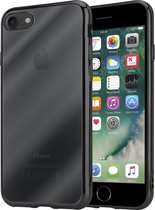 zwarte metallic bumper case geschikt voor Apple iPhone 8 / 7