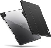 iPad Pro 2020 / 2021 Hoes (12.9 inch) - Tri-Fold Book Case - Slim - Magnetisch - Geschikt voor Apple - Transparant - 12,9